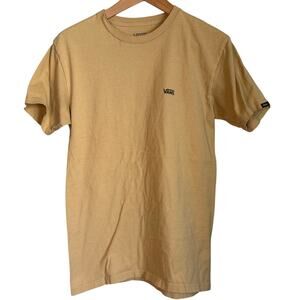 Vans T-Shirt Men’s Small Tan Classic Fit